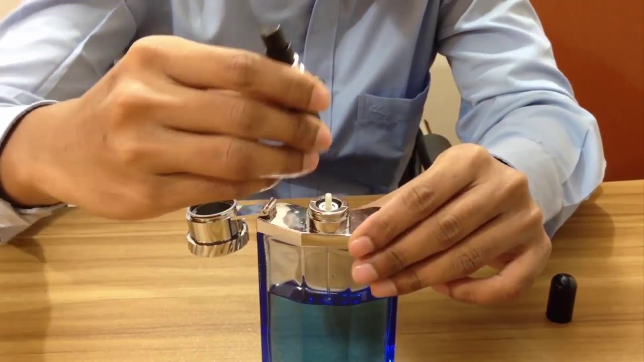 how to use travel perfume atomizer