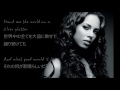 洋楽 和訳 Alicia Keys - If I ain&#39;t got you