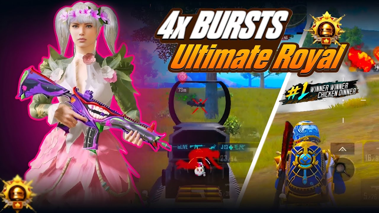 4x Bursts OP 🔥 BGMI Clutch in the Most Intense Ultimate Royal! - YouTube