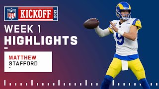 Matthew Stafford Best Pes In Rams Debut Nfl 2021 Highlights