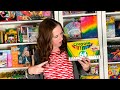 64 crayola broadline markers with colors of the world unbox review sort and swatch