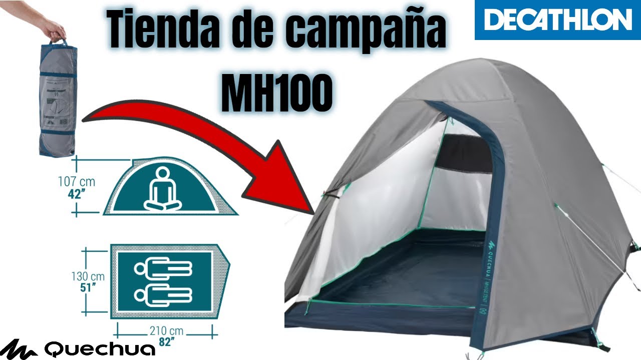 juntos fragmento darse cuenta Como montar una tienda de campaña: Decatlhon MH100. 2022 - YouTube