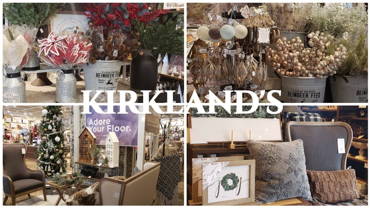 Kirkland's holiday DECOR 2019 shop with me YouTube