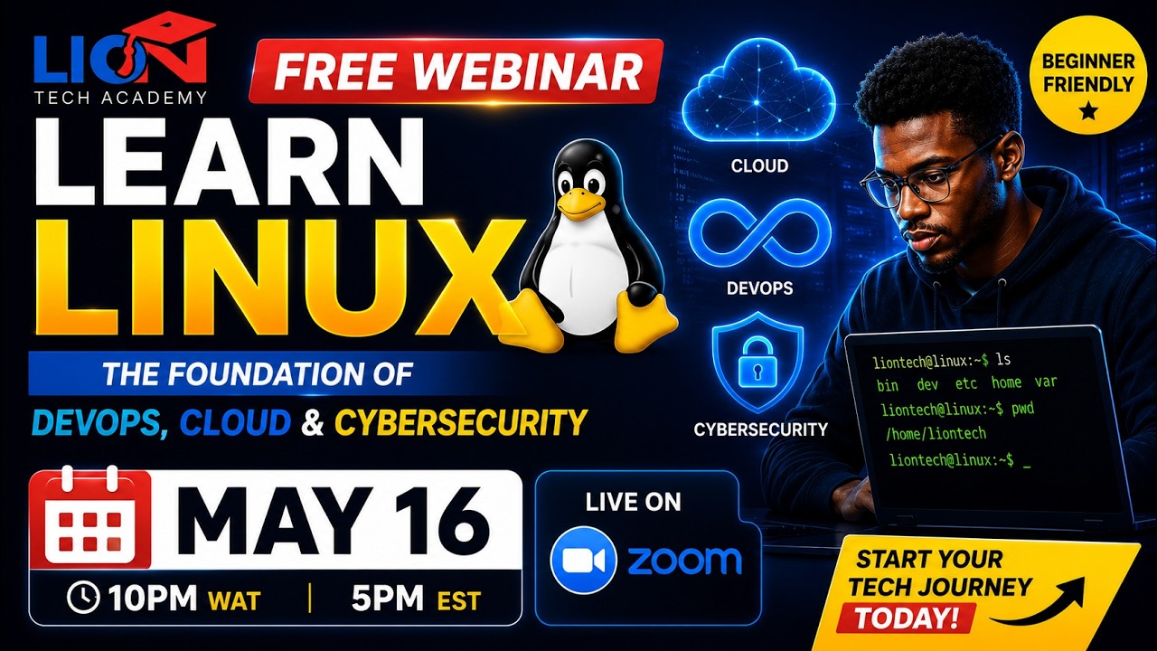 Start Learning Linux FREE | Beginner DevOps & Cloud Webinar - YouTube