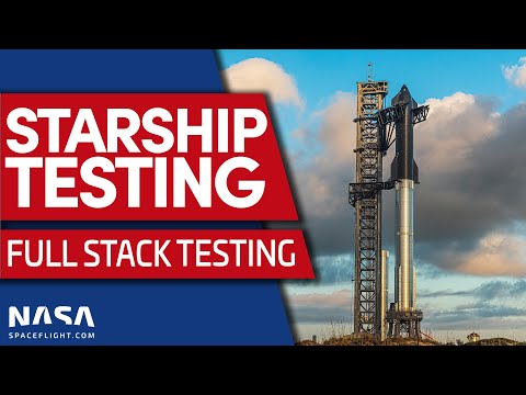 SpaceX Propellant Load Testing a Full Stack at Starbase - Starship 24 on Booster 7