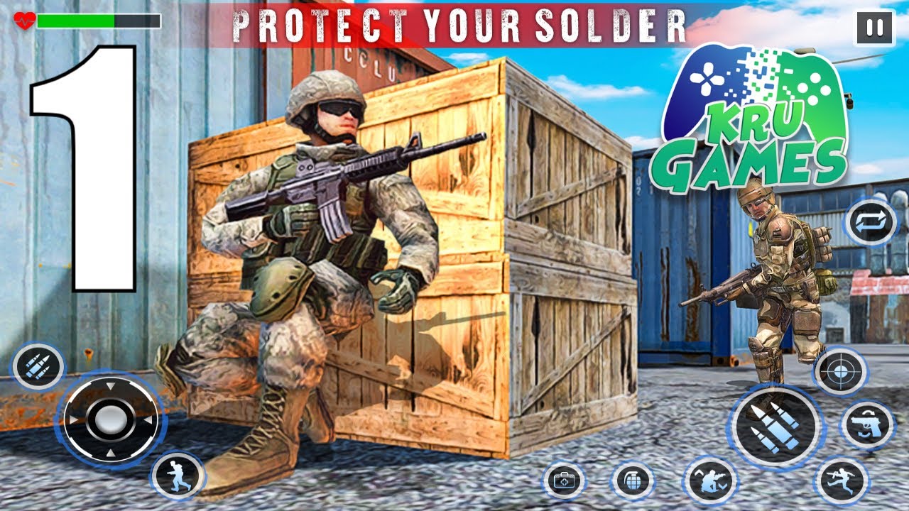 Modern Commando Secret Mission - FPS Shooting Game Gameplay Walkthrough #1 (Android, IOS)