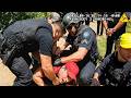 Cops and K9 Take Down Man With BB Gun