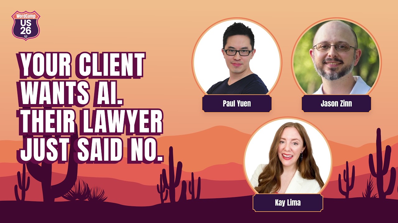 Thumbnail for Your Client Wants AI. Their Lawyer Just Said No. | Paul Yuen, Jason Zinn, Kay Lima