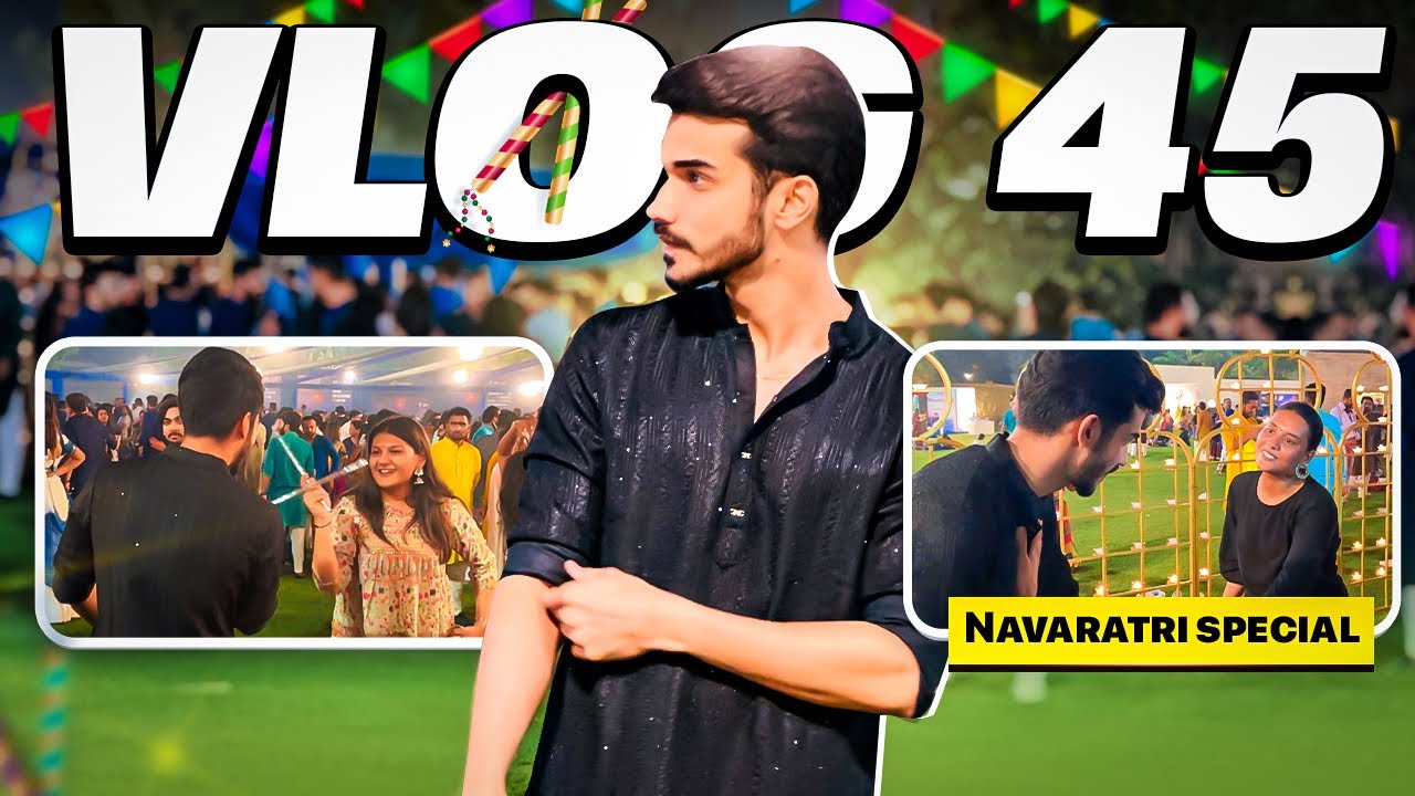 LEARNING GARBA FROM STRANGERS NAVRATRI SPECIAL - VLOG 45