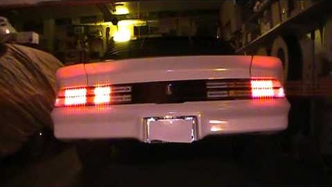 1978 Camaro LED tail lights, true sequential turn signals.