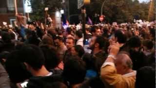 Demonstration in Madrid, September 29, 2012