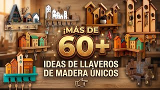 +60 Ideas de madera Portallaves que puedes hacer para vender y Generar Ingresos 🔥💰