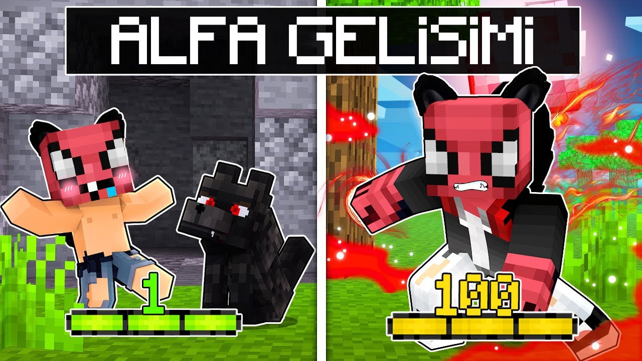 FAKİRİN KURT ADAM GELİŞİMİ!🐺📈 - Minecraft