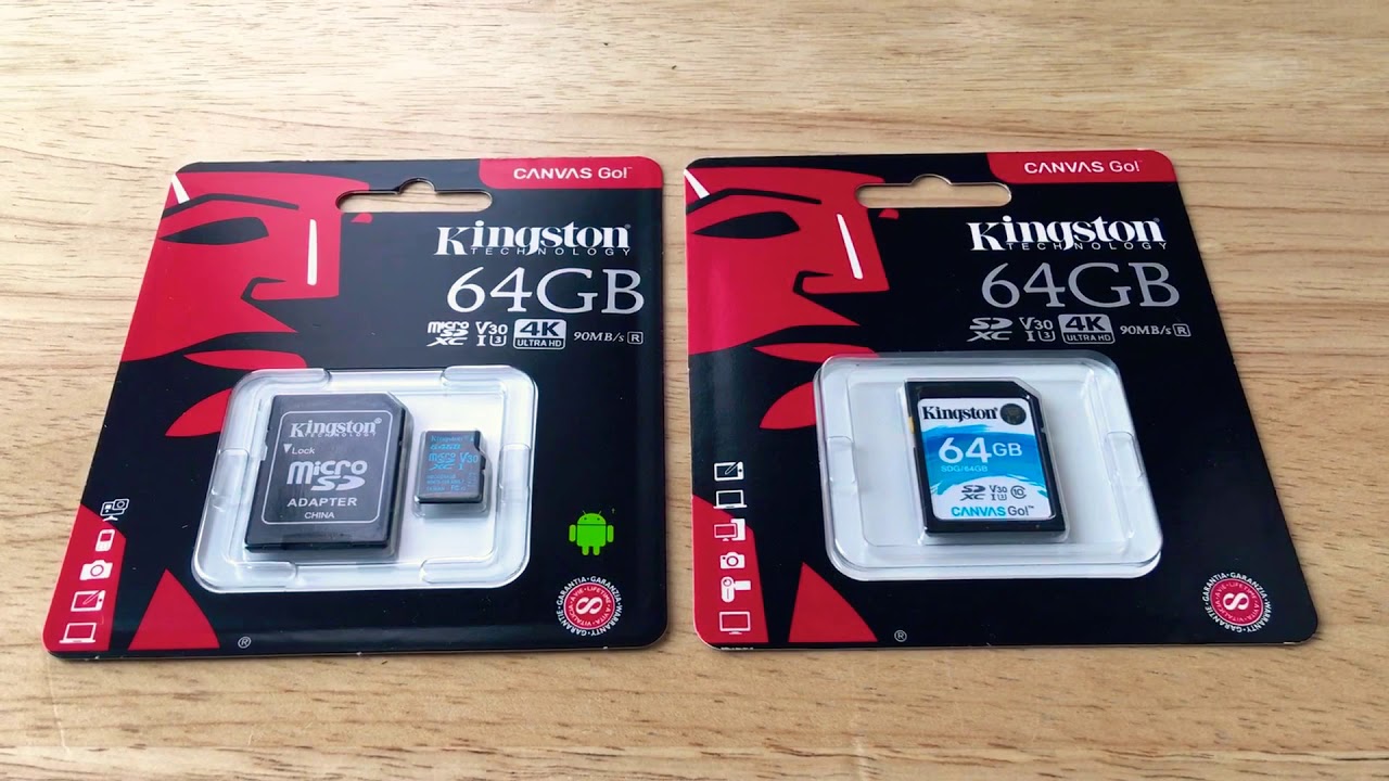 Карта памяти microsdxc kingston canvas go plus 64 гб sdcg3 64gb