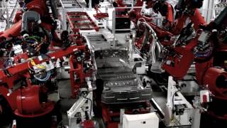 Tesla Factory Aerials and Model X and Model S Production