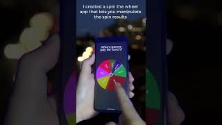 Best Spin the wheel App! #Shorts screenshot 1