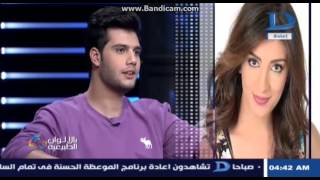 فيديو حصري و عاجل - محمد سعد دفع سهيلة بن لشهب من الدرج و سقطت  و  هو كان سبب سقوطها