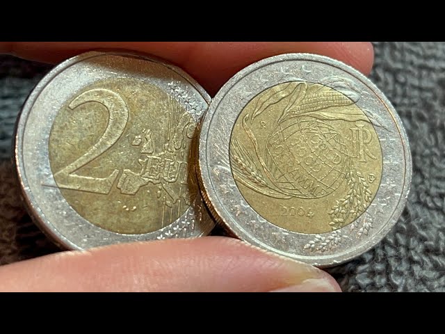 2004 Italy 2 Euro Coin - World Food Programme • Values