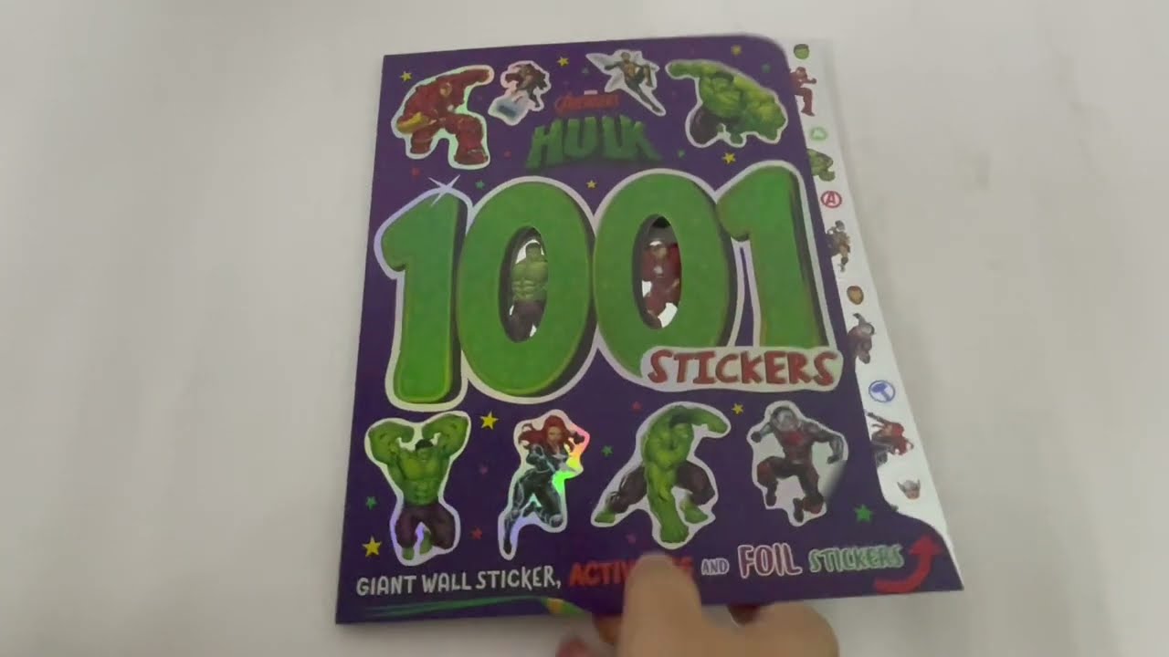 Marvel Avenger 1001 Stickers (Includes Giant Wall Sticker!) 