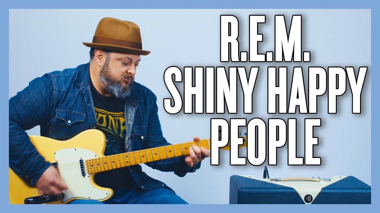 R.E.M.  Shiny Happy People Guitar Lesson + Tutorial