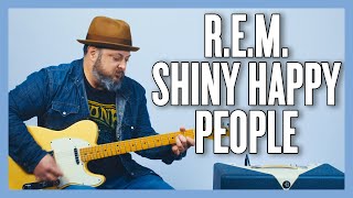 Video thumbnail of "R.E.M.  Shiny Happy People Guitar Lesson + Tutorial"