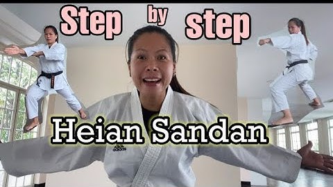 HEIAN SANDAN STEP BY STEP TUTORIAL | KARATE SHOTOKAN KATA