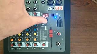 Allen Heath ZED-6FX Обзор ефектів. Ален хит