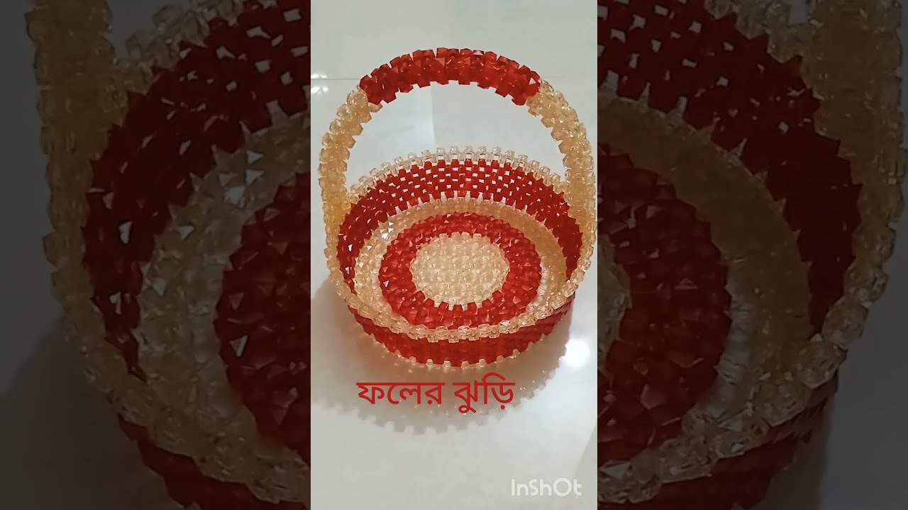 Beaded fruits basket /পুতির তৈরি ফলের ঝুড়ি 