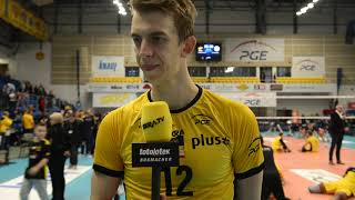 Artur Szalpuk po meczu PGE Skra Bełchatów - ONICO Warszawa 3:0