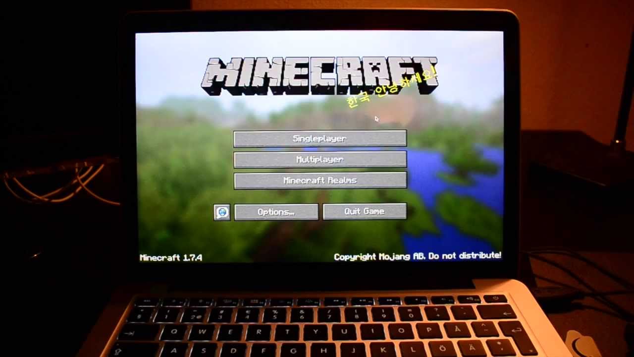 Macbook Pro Retina 13 Haswell Minecraft Gaming Performance Youtube