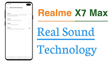 Realme X7 Max Real Sound Technology