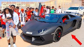 Picking Up Little Sister from High School in LAMBORGHINI!