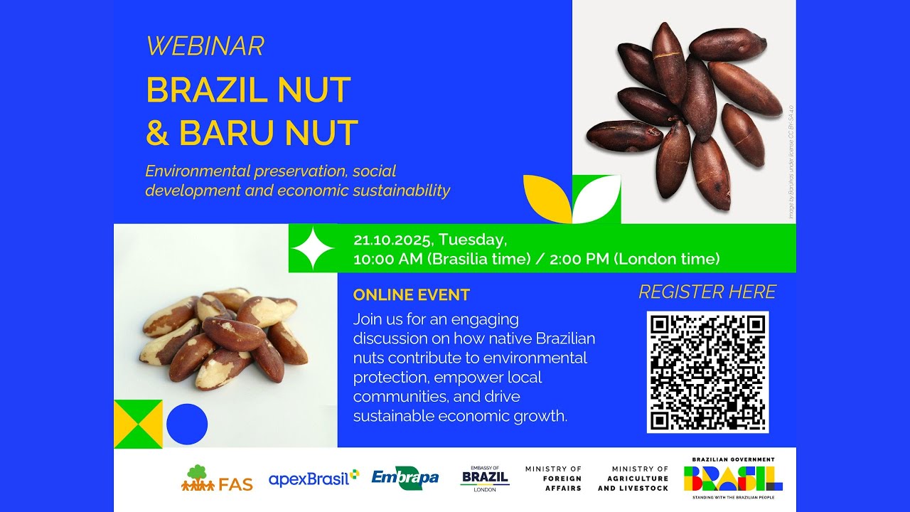 Webinar: Castanha do Brasil e do baru INGLÊS