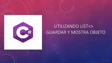 Utilizando List C# | Menú de Opciones | Guardar, Mostrar, Salir