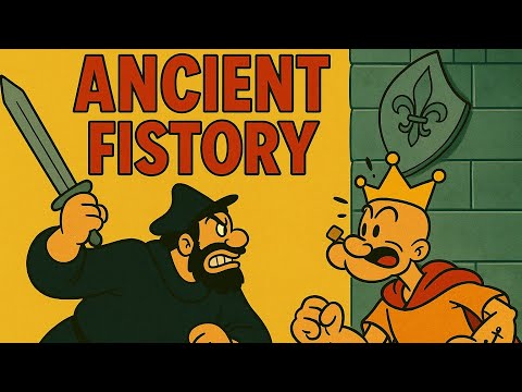 POPEYE THE SAILOR MAN | Ancient Fistory | Animation old cartoon
