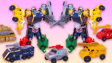 Ultimate 6 Supercars + Tank Transforming Robot ASMR Unboxing | Review Toys