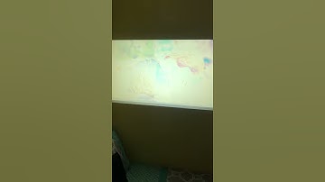 Vivibright F30 projector showing negative display