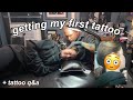 getting my FIRST tattoo + tattoo q&a