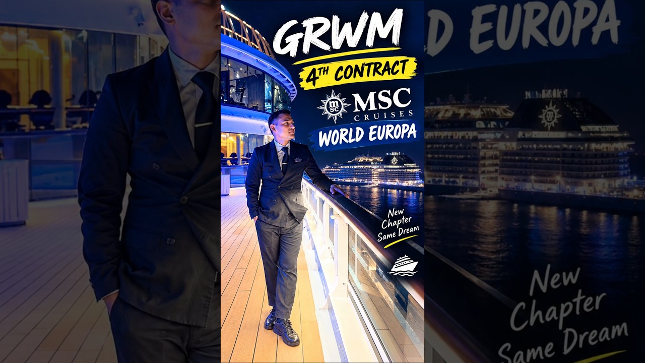 #MSCWorldEuropa #MSCCruises #CruiseLife #CruiseCrew #CruiseJobs CruiseCareer LifeAtSea CrewLife GRWM