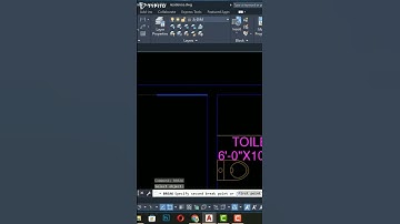 #13 Shortcut command in Autocad - BREAK command #autocad #autocadtutorials #youtubeshorts #shorts