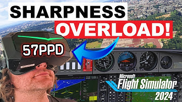 My EYES Nearly POPPED OUT! MORE FPS & CLARITY!? Crystal Super 57PPD - BEST LOOKING VR VISUALS?! MSFS