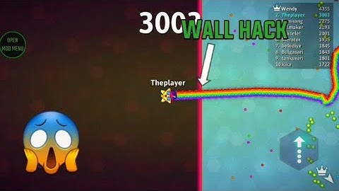 Snake.io modmenu gameplay #3 wall hack