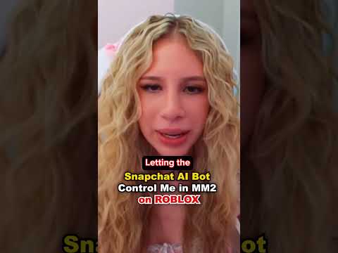 Snap Chat Ai Bot Controls My Game Play In Mm2 On Roblox...