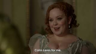 Colin Stands Up for Penelope | Bridgerton | Netflix