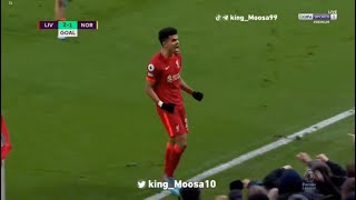 Luis Diaz goal vs Norwich City