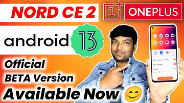 OnePlus Nord CE 2 5G Official Android 13 Beta Version Update || Jan 2023 Oxygen Os 13 Beta Update