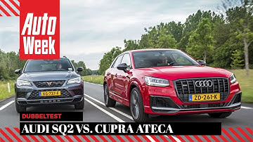 Audi SQ2 vs. Cupra Ateca - AutoWeek dubbeltest - English subtitles