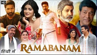 Ramabanam (Hindi) 2024 - Gopichand, Jagapathi Babu, Kushboo Sundar - #actionmovies #latestmovies