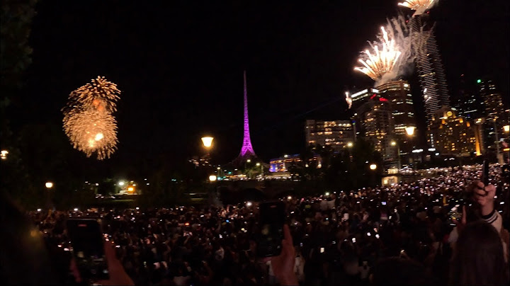 Melbourne Australia New Year's Eve 2025 Fireworks 4K Ultra HD Video #highlights #australia #4k