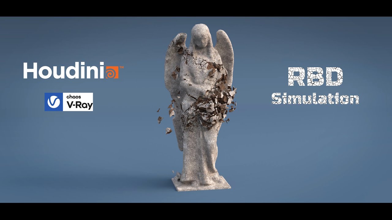 I Broke a Statue Using VFX | RBD Fracture Houdini FX | Oddly Satisfying ...